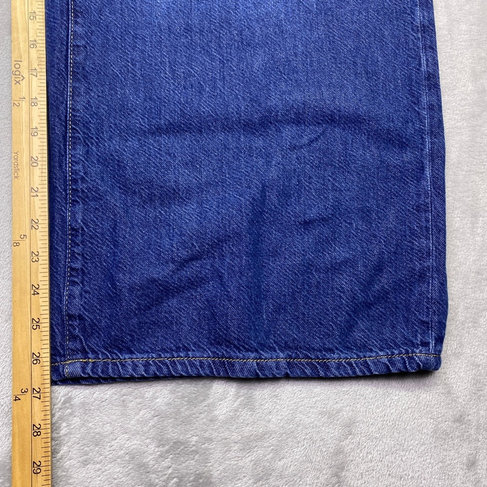 Anthropologie Pilcro The Annie Wide Leg Jeans Medium Blue Wash Plus Size 20W - Picture 10 of 11